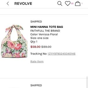 Faithfull the brand mini tote bag